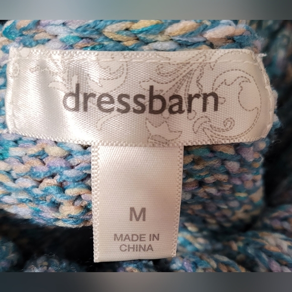 Dressbarn Multicolor Turtleneck Sweater Medium - Picture 3 of 8